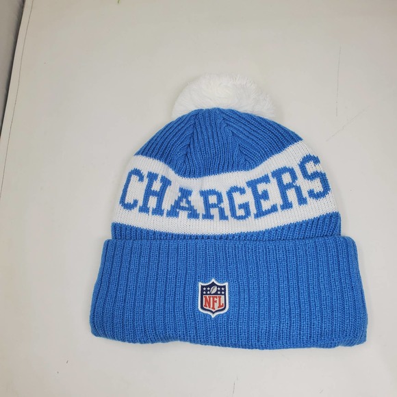 NEW 2020 NFL NEW ERA ON FIELD SIDELINE BEANIE - Los Angeles Chargers - Picture 3 of 4